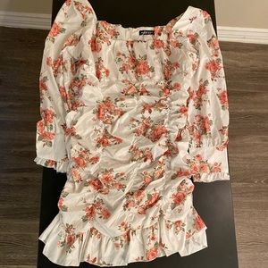 BLOOMCHIC Floral Long Sleeve Dress size 12 (L)
